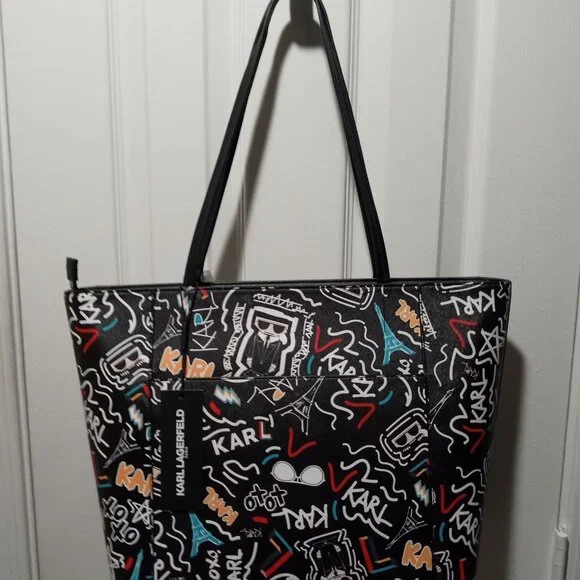 Karl Lagerfeld Paris Adele Tote With Coin Purse ( new) - Picture 7 of 9